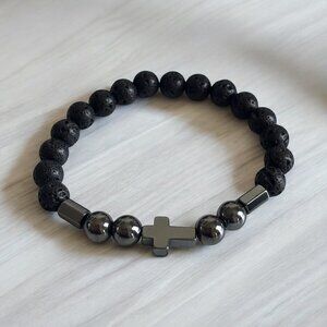 Men Adjustable Stone Bracelet
